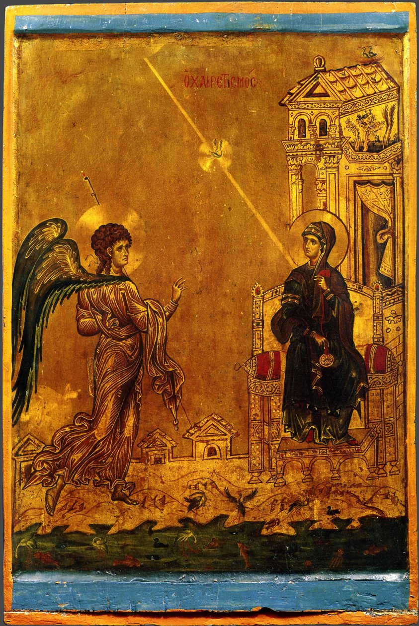 Angyali üdvözlet, 12. század alkotó: Byzantine
