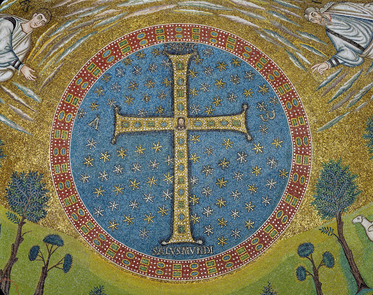 Crux gemmata (mozaik) alkotó: Byzantine School