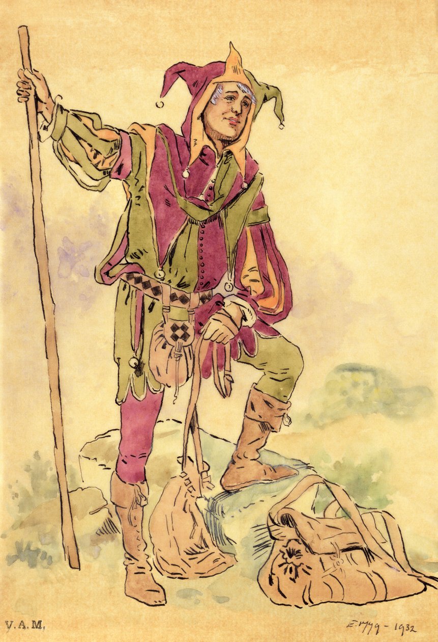 Jelmezterv egy bolondnak a Szentivánéji álom c.1881-93 alkotó: C. Wilhelm
