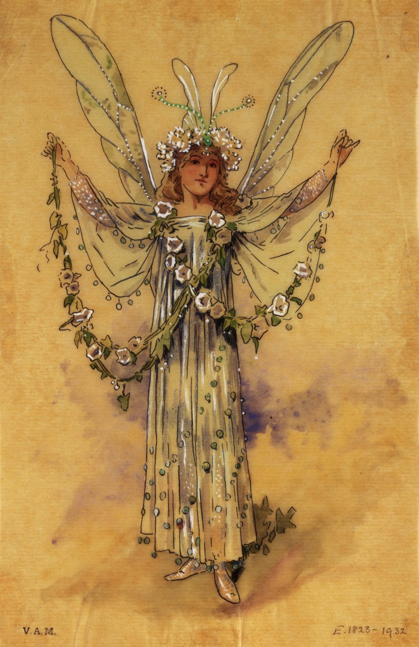 The Bindweed Fairy, a Szentivánéji álom jelmeze, producere R. Courtneidge a manchesteri Princes Theatre számára alkotó: C. Wilhelm