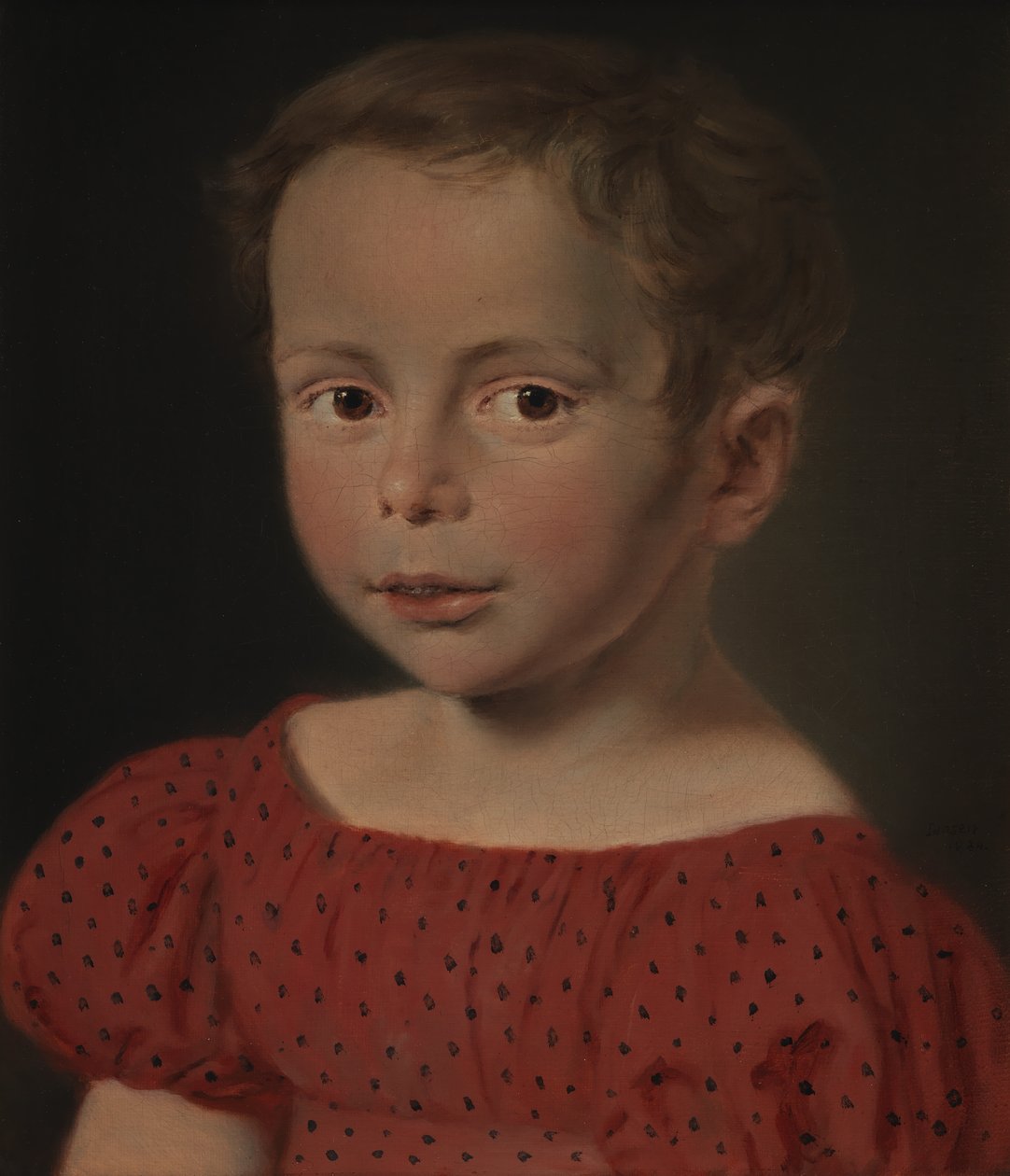 Gyermek portré alkotó: C.A. Jensen