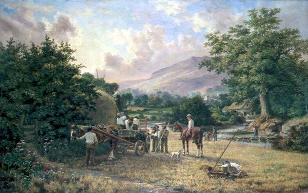 A szénakészítők alkotó: C.H. Hart