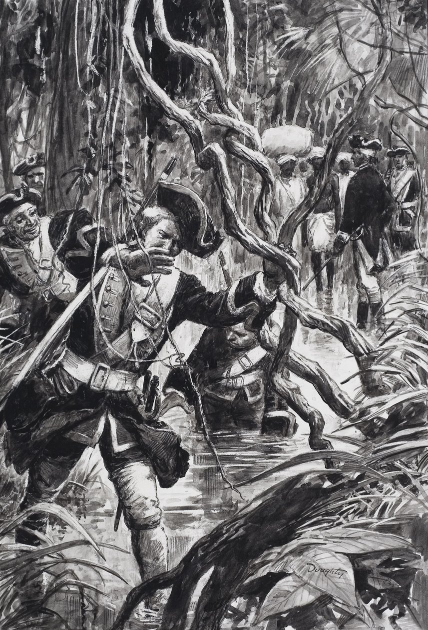 Clive of India (gouache, papír) alkotó: C.L. Doughty