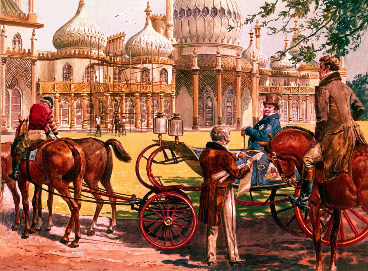 A brightoni pavilon (gouache, papír) alkotó: C.L. Doughty