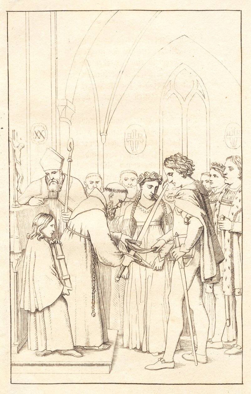Axel és Valborg. 3. felvonás alkotó: Christoffer Wilhelm Eckersberg