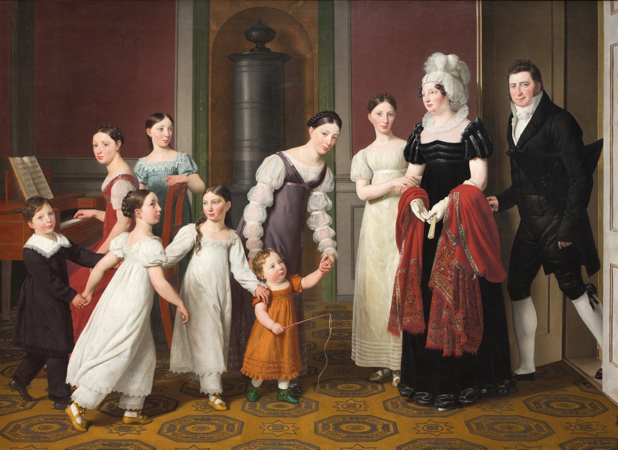 A Nathanson család alkotó: Christoffer Wilhelm Eckersberg