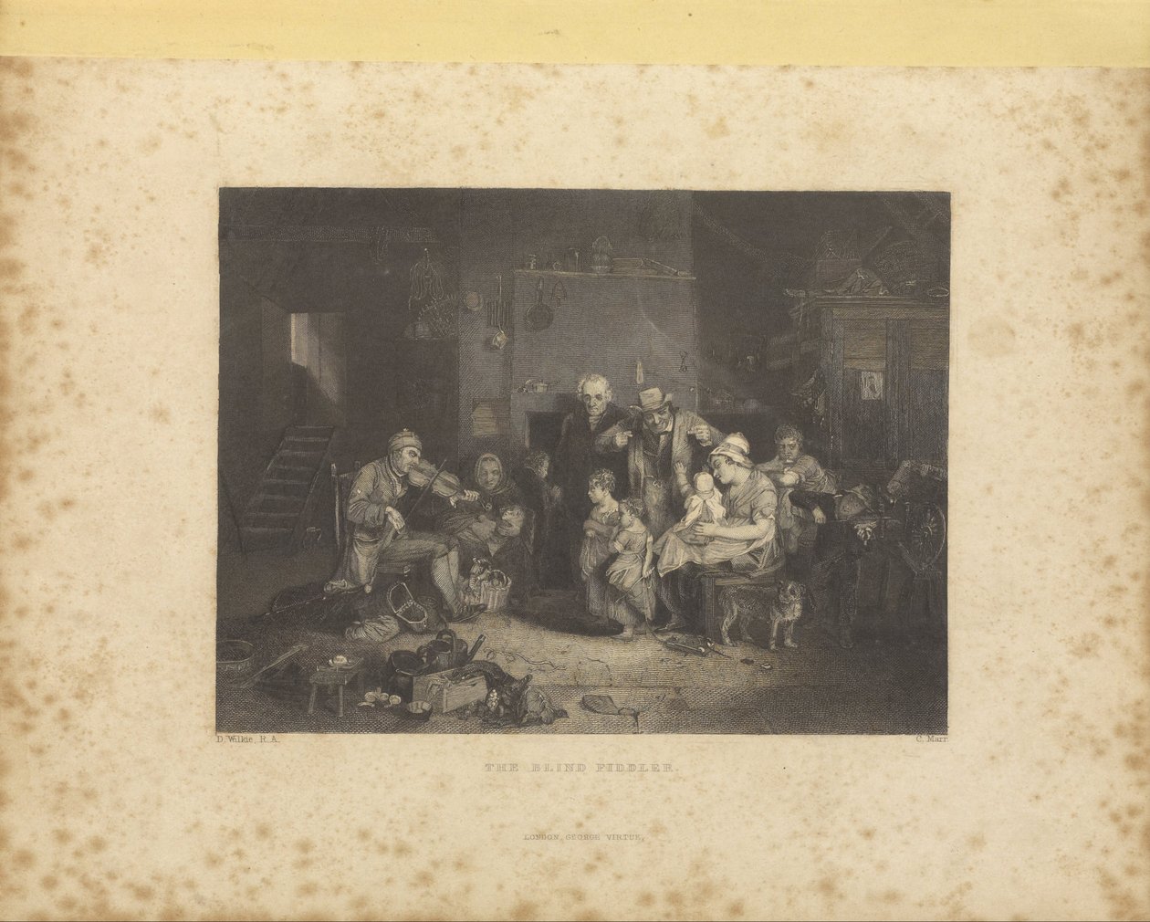 A vak hegedű alkotó: C.W. Marr