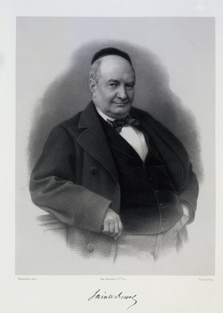 Charles Augustin Sainte-Beuve 1804-1869. alkotó: C. Bornemann