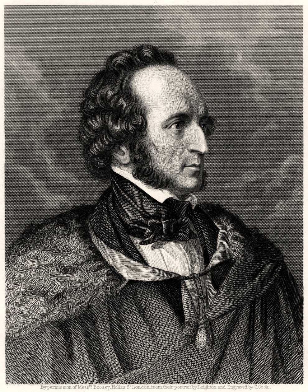 Mendelssohn, 19. század alkotó: C. Cook