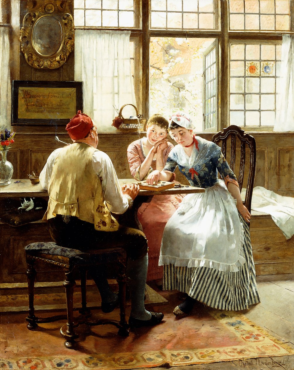 Dámajáték, alkotó: C. Hendrick Nordenberg