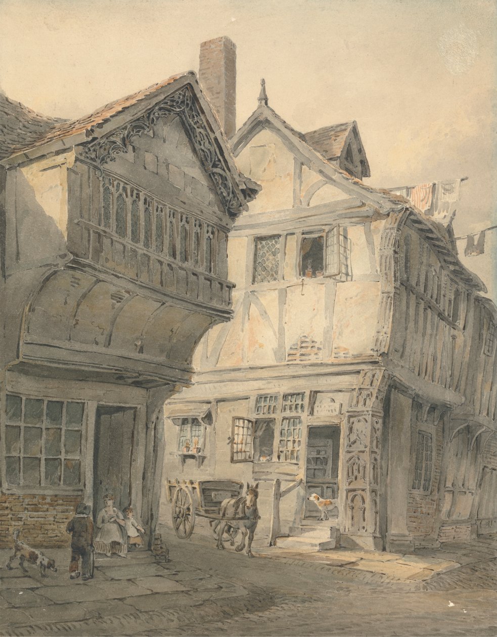 Régi házak St. Albans-ban alkotó: C. John M. Whichelo