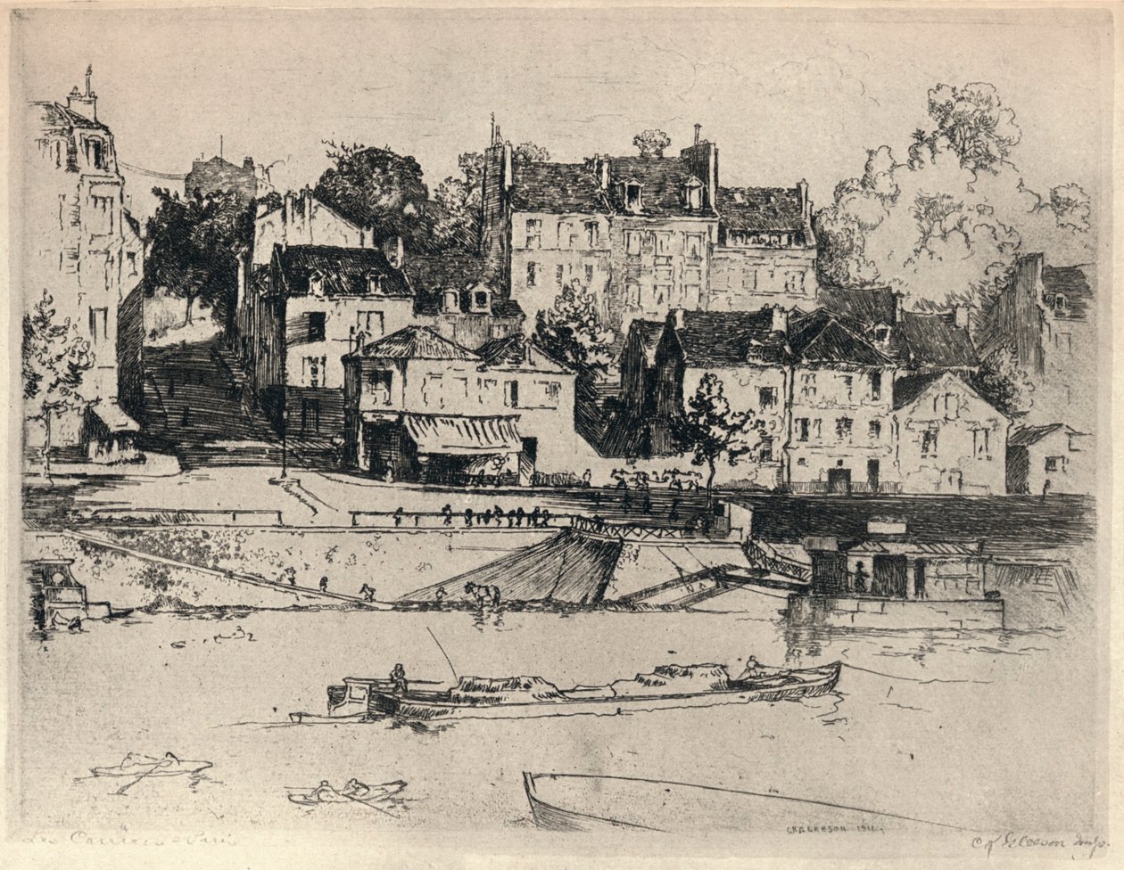Les Carriers, 1915 alkotó: C. K. Gleeson