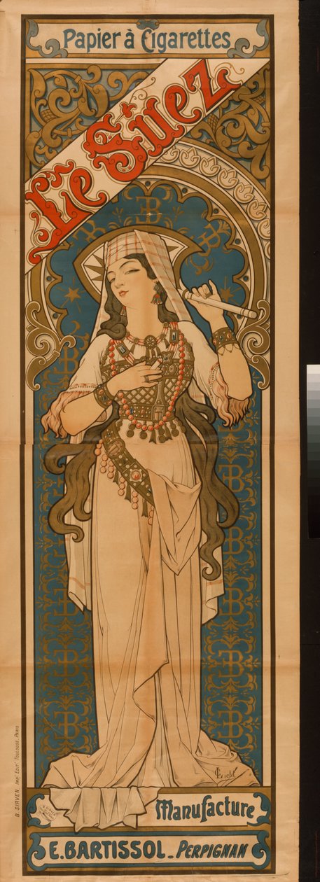 Le Suez, kb. 1900 (litográfia) alkotó: C. Licht