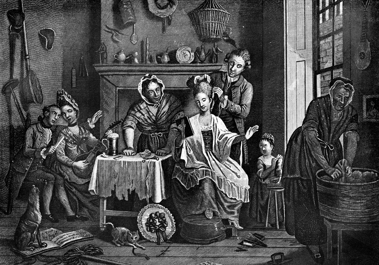 High-Life Below Stairs, 1772 alkotó: Caldwell