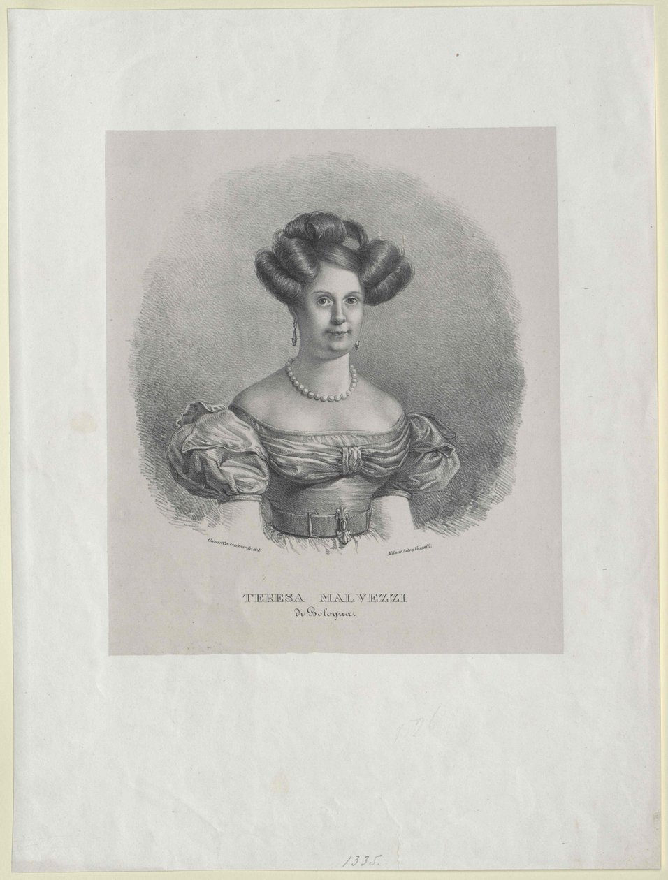 Teresa Malvezzi (nyomtatás) alkotó: Camilla Guiscardi