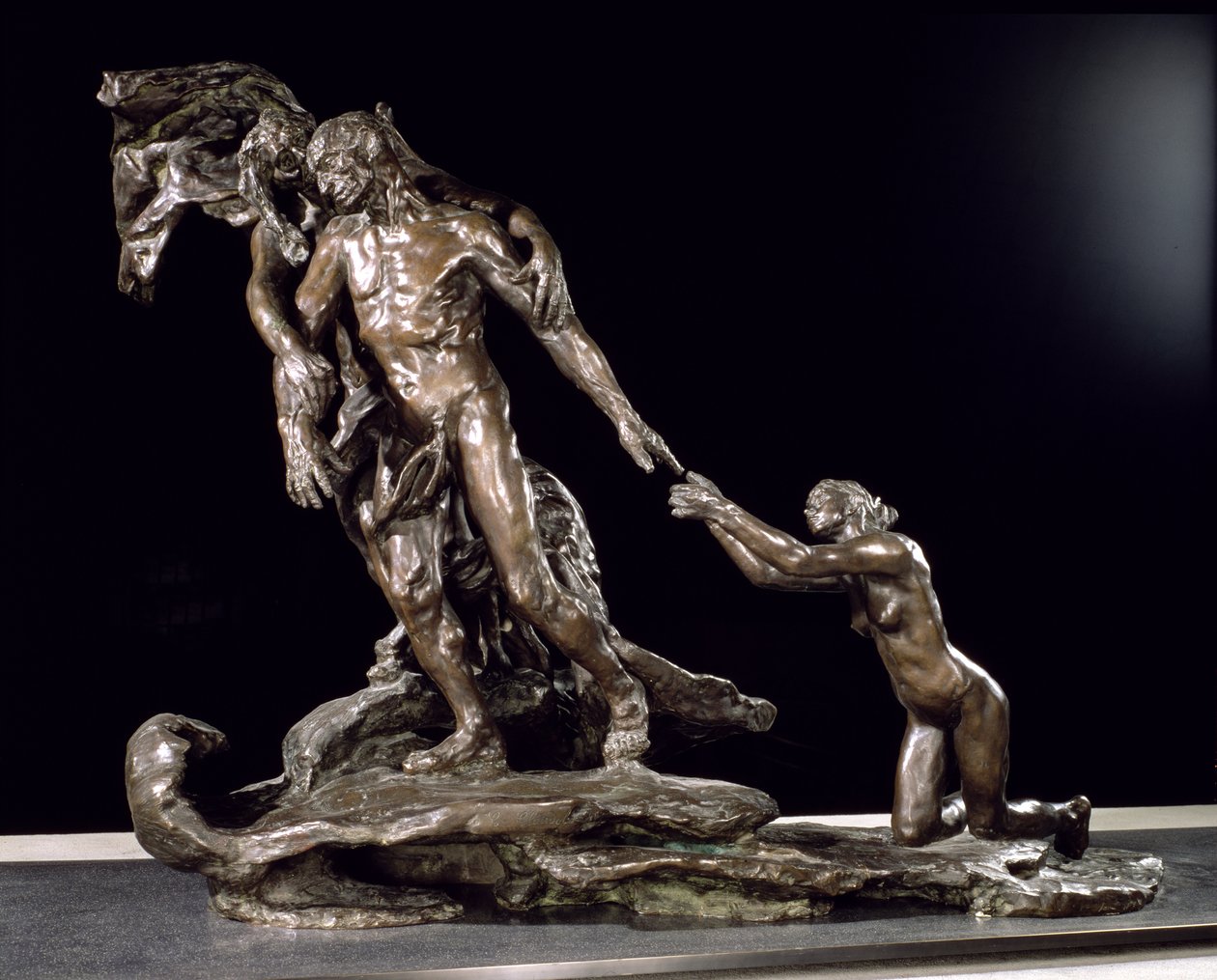 Érett kor, 1897 (bronz) alkotó: Camille Claudel