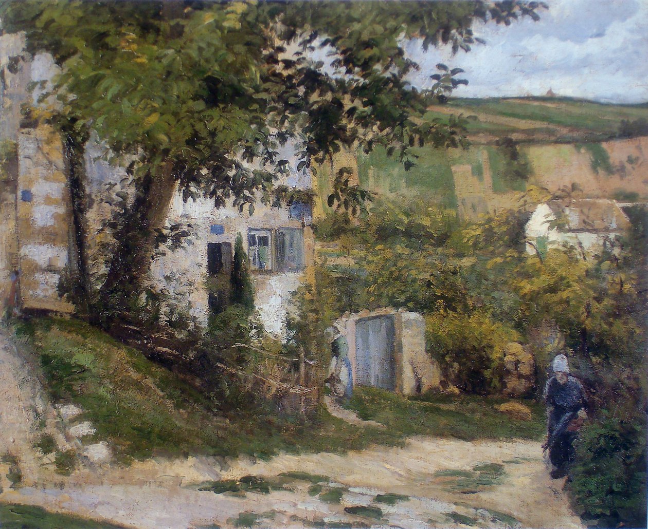 Az LHermitage útja alkotó: Camille Jacob Pissarro