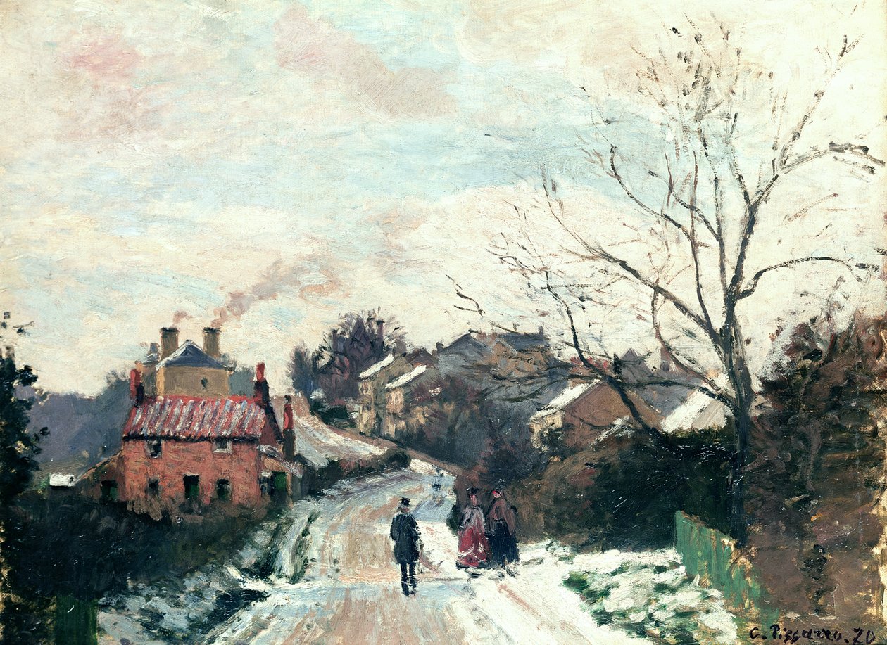Fox Hill, Felső-Norwood, 1870 alkotó: Camille Jacob Pissarro