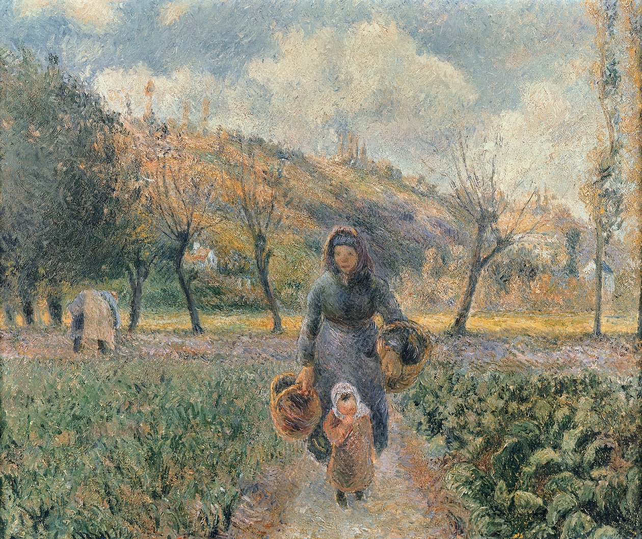 A kertben alkotó: Camille Jacob Pissarro