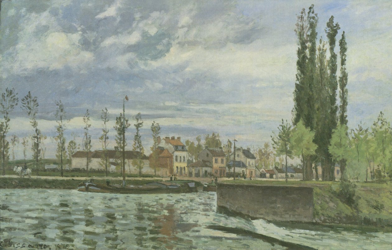 A Pontoise -i zár alkotó: Camille Jacob Pissarro