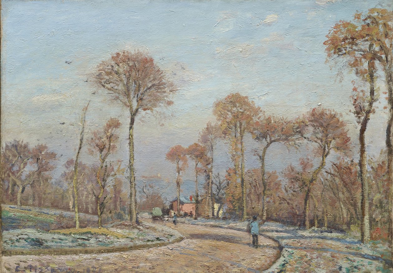 Az út Versailles-ba alkotó: Camille Jacob Pissarro
