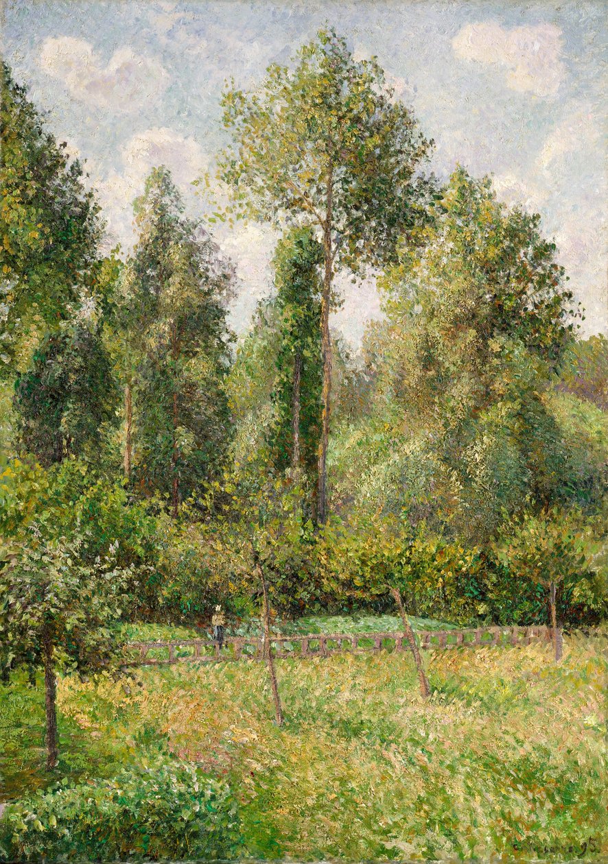 Nyárfák, Eragny alkotó: Camille Jacob Pissarro