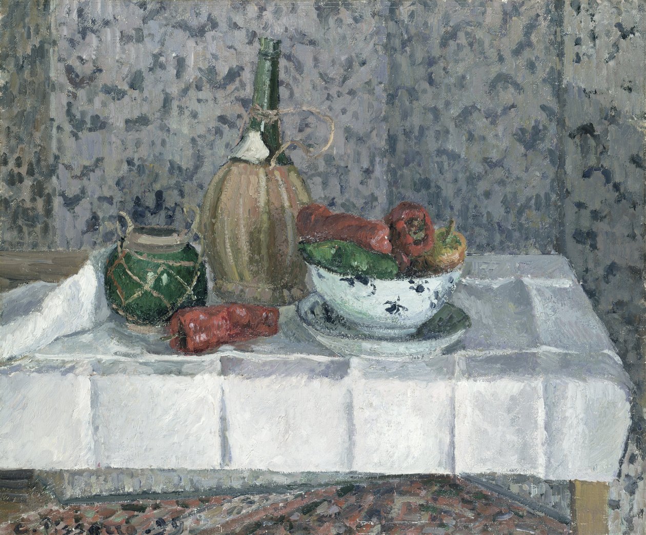 Csendélet paprikával, 1899 alkotó: Camille Jacob Pissarro