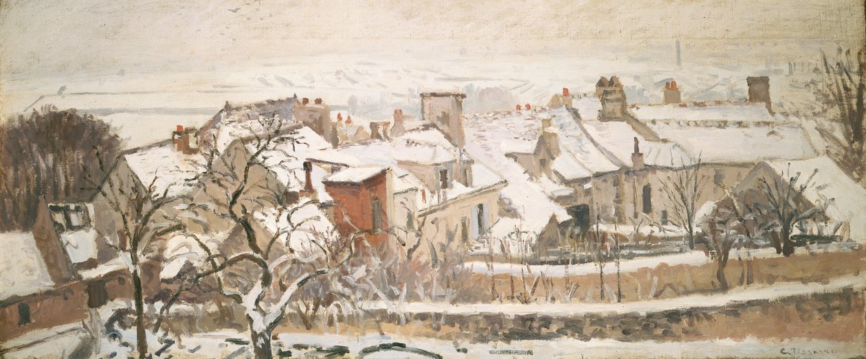 tél, 1872 alkotó: Camille Jacob Pissarro