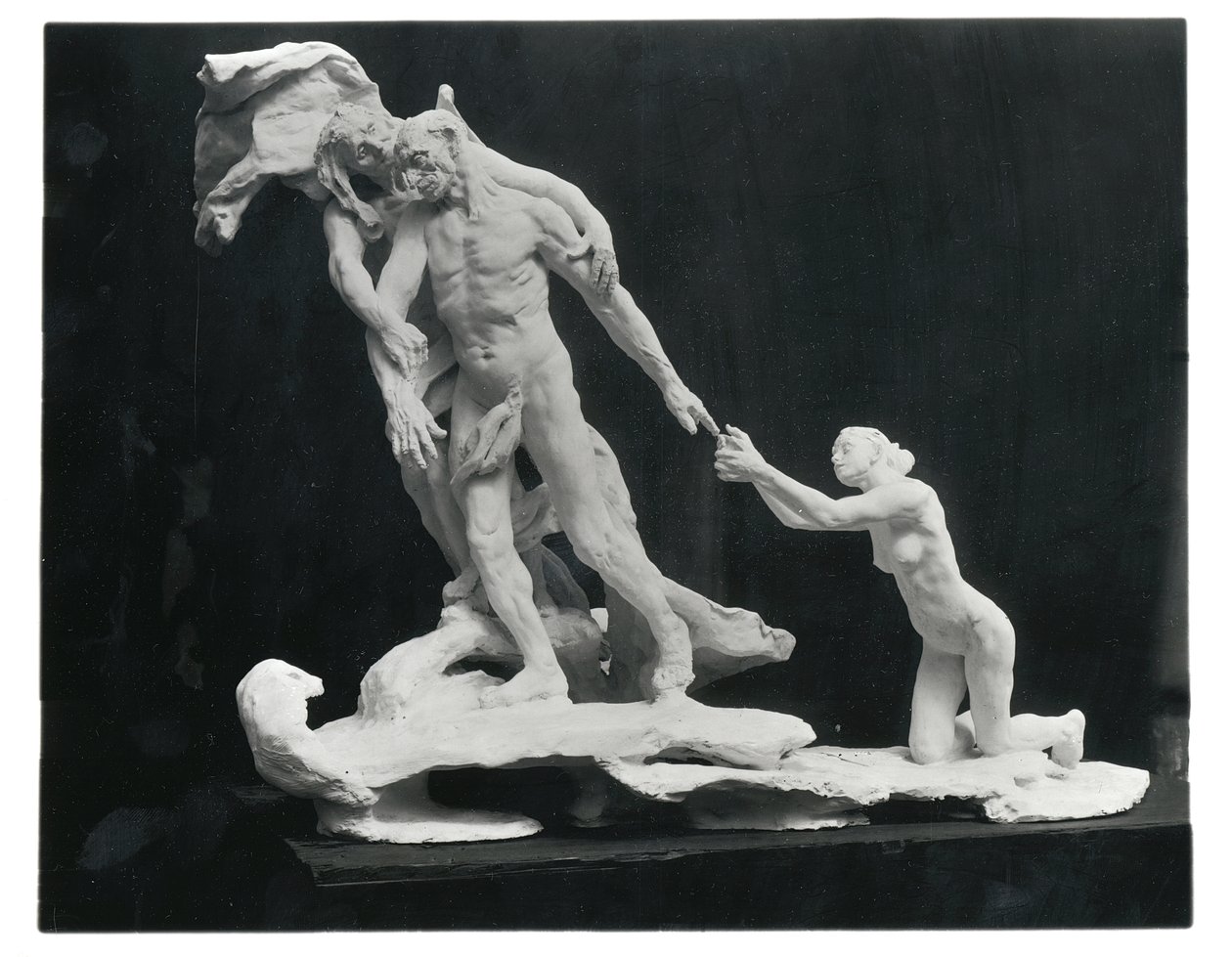 Érett kor (gipsz) alkotó: Camille Claudel
