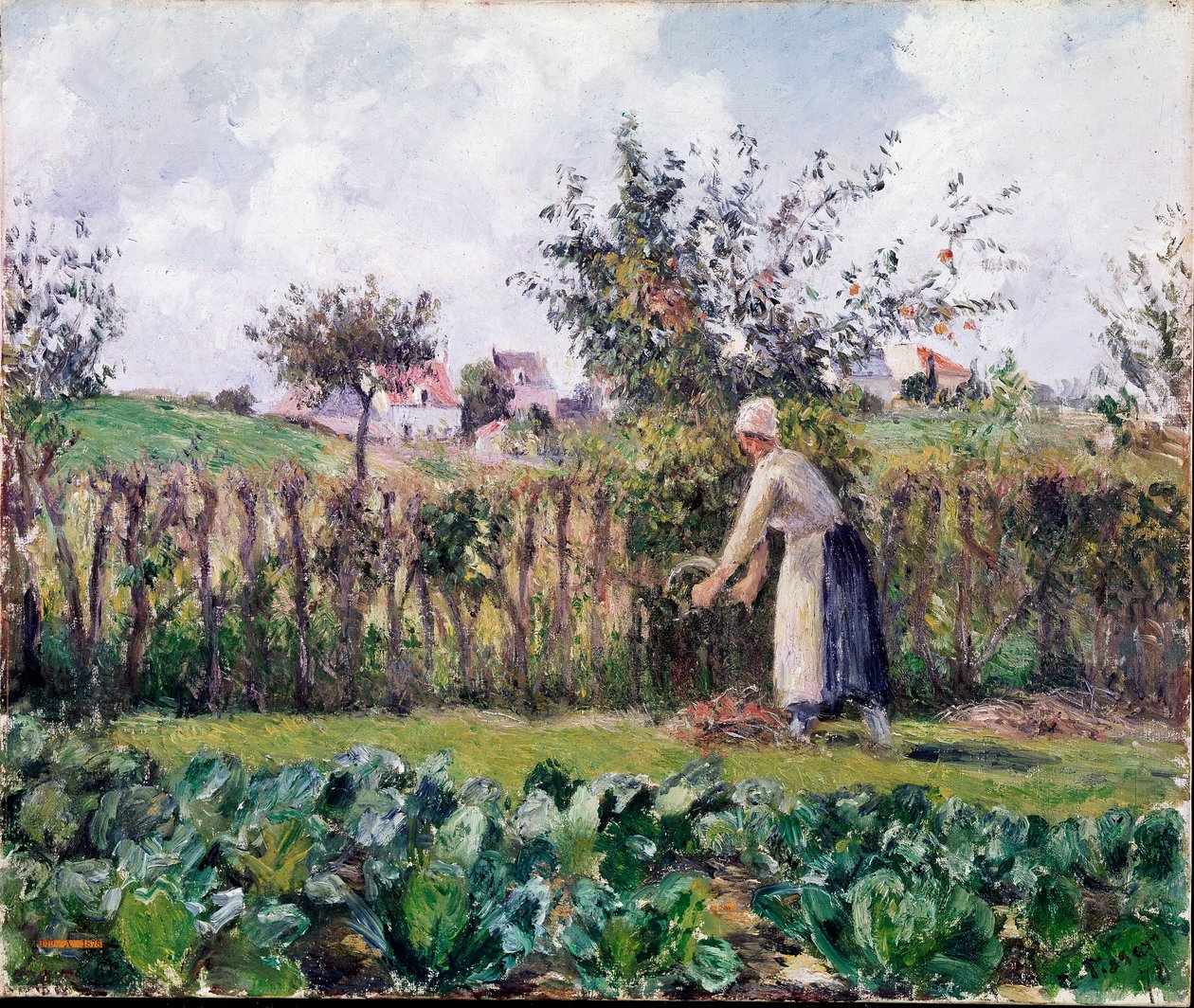 A kertben alkotó: Camille Jacob Pissarro