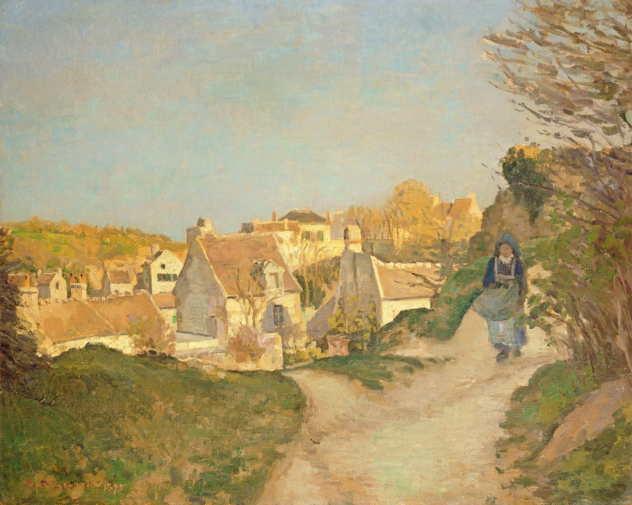 A hegy Jallais-ban, Pontoise, 1875 alkotó: Camille Jacob Pissarro