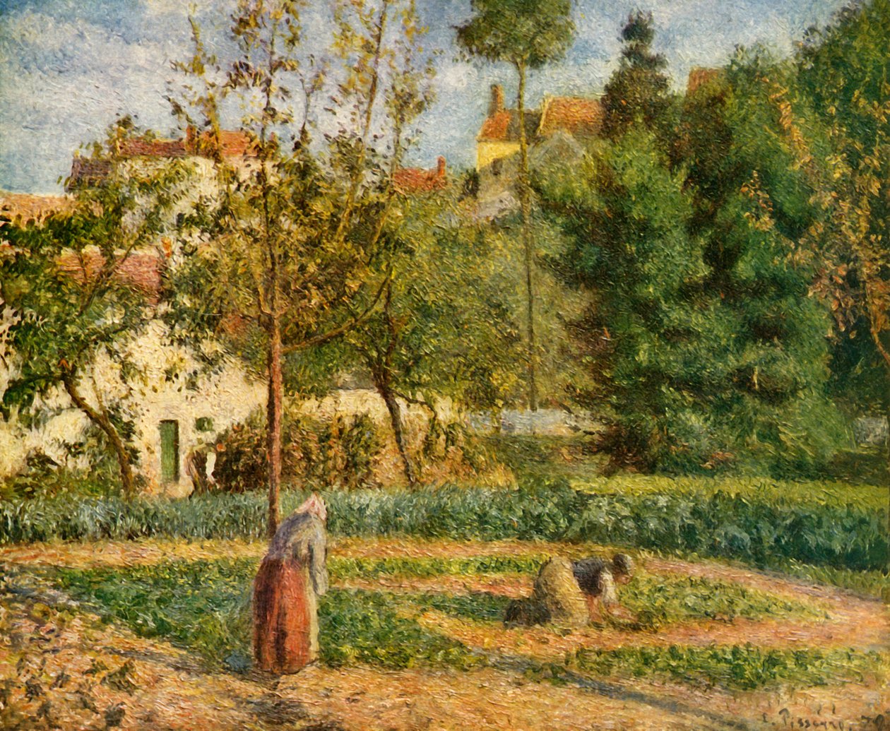 A gyümölcsöskert, 1879, 1939. alkotó: Camille Jacob Pissarro