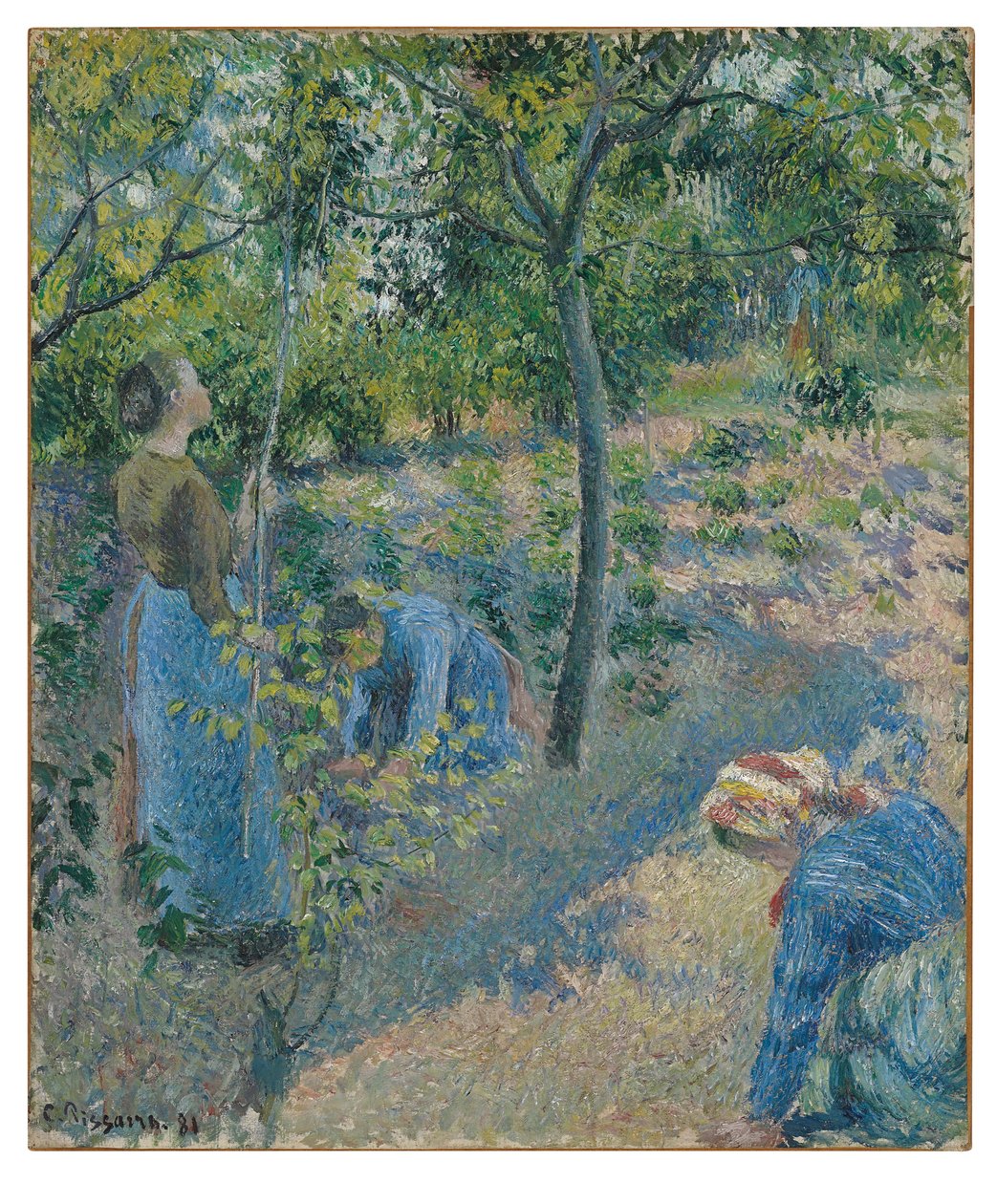 Almaszedés alkotó: Camille Jacob Pissarro