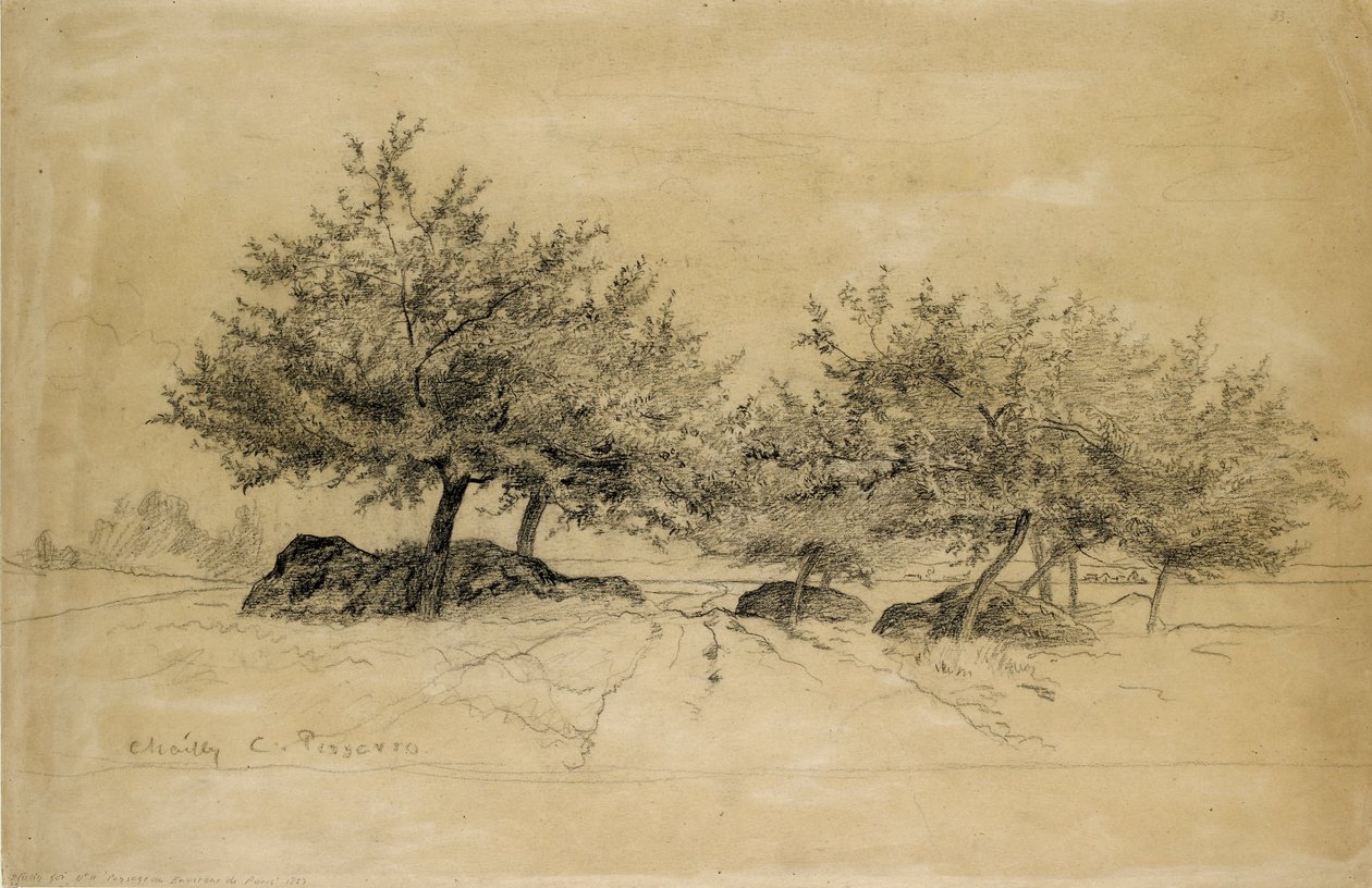 Chailly, 1859 alkotó: Camille Pissarro