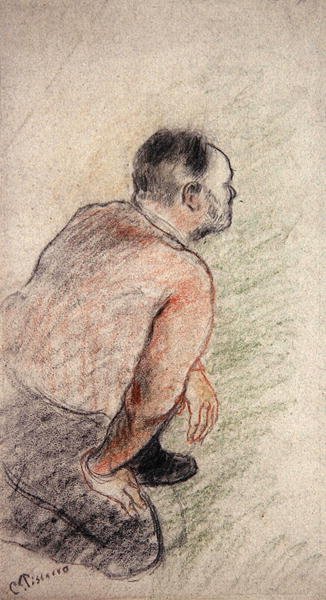 Julien Tanguy (kréta papíron) alkotó: Camille Pissarro