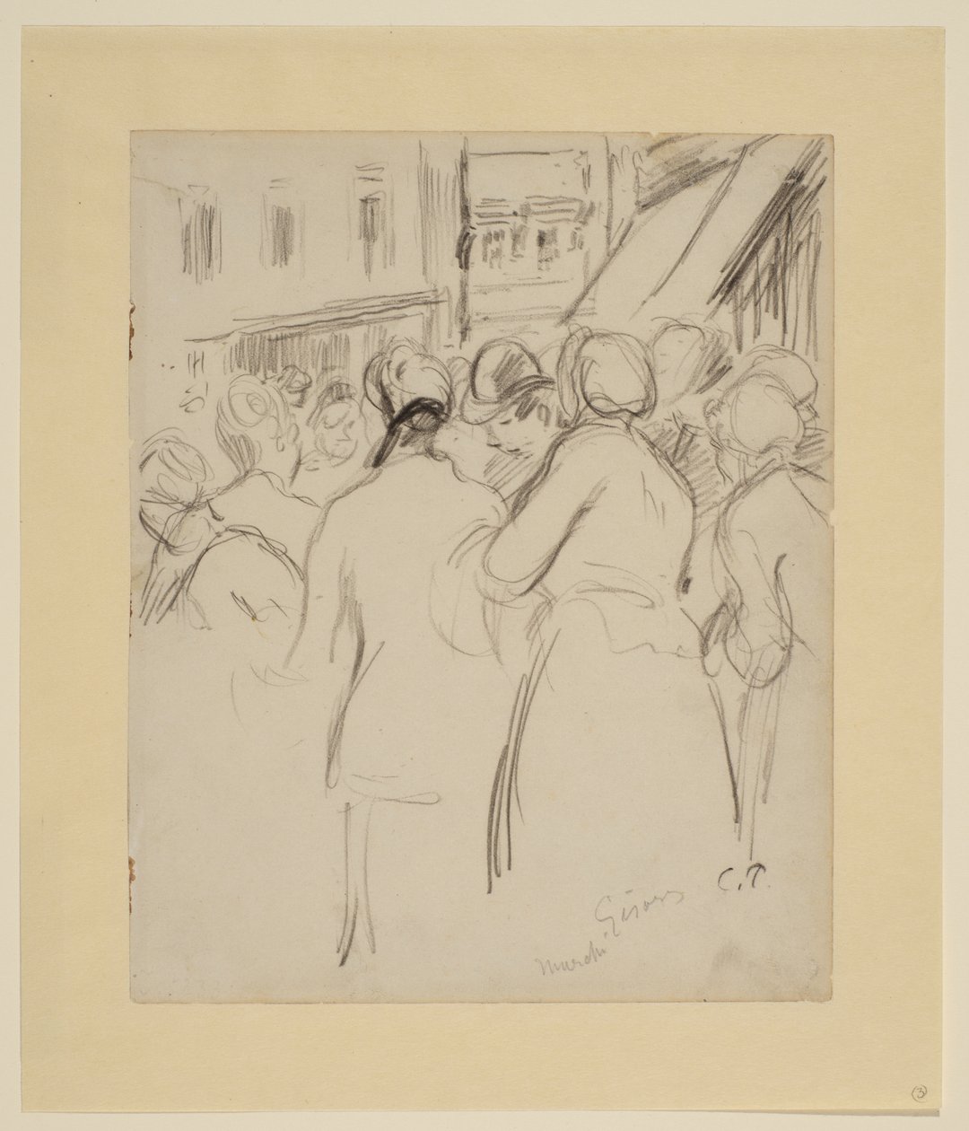 Gisors-i piac alkotó: Camille Jacob Pissarro
