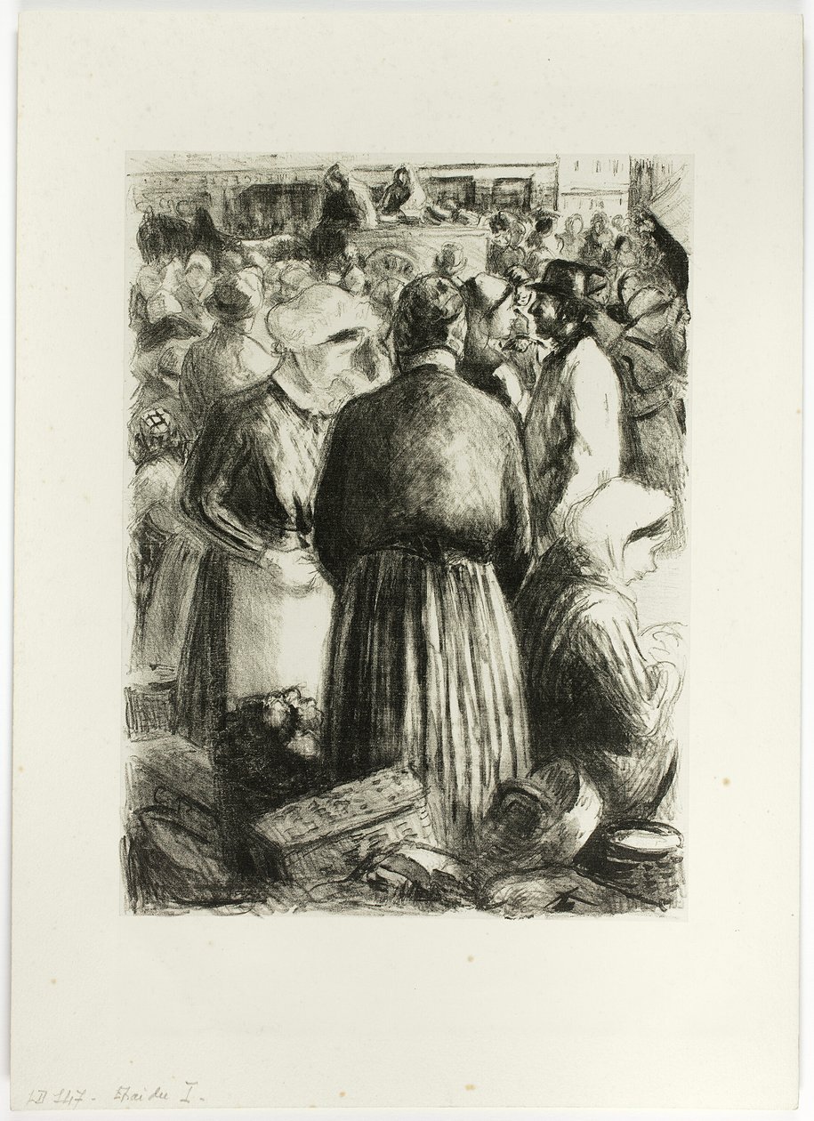 Pointoise-i piac alkotó: Camille Pissarro
