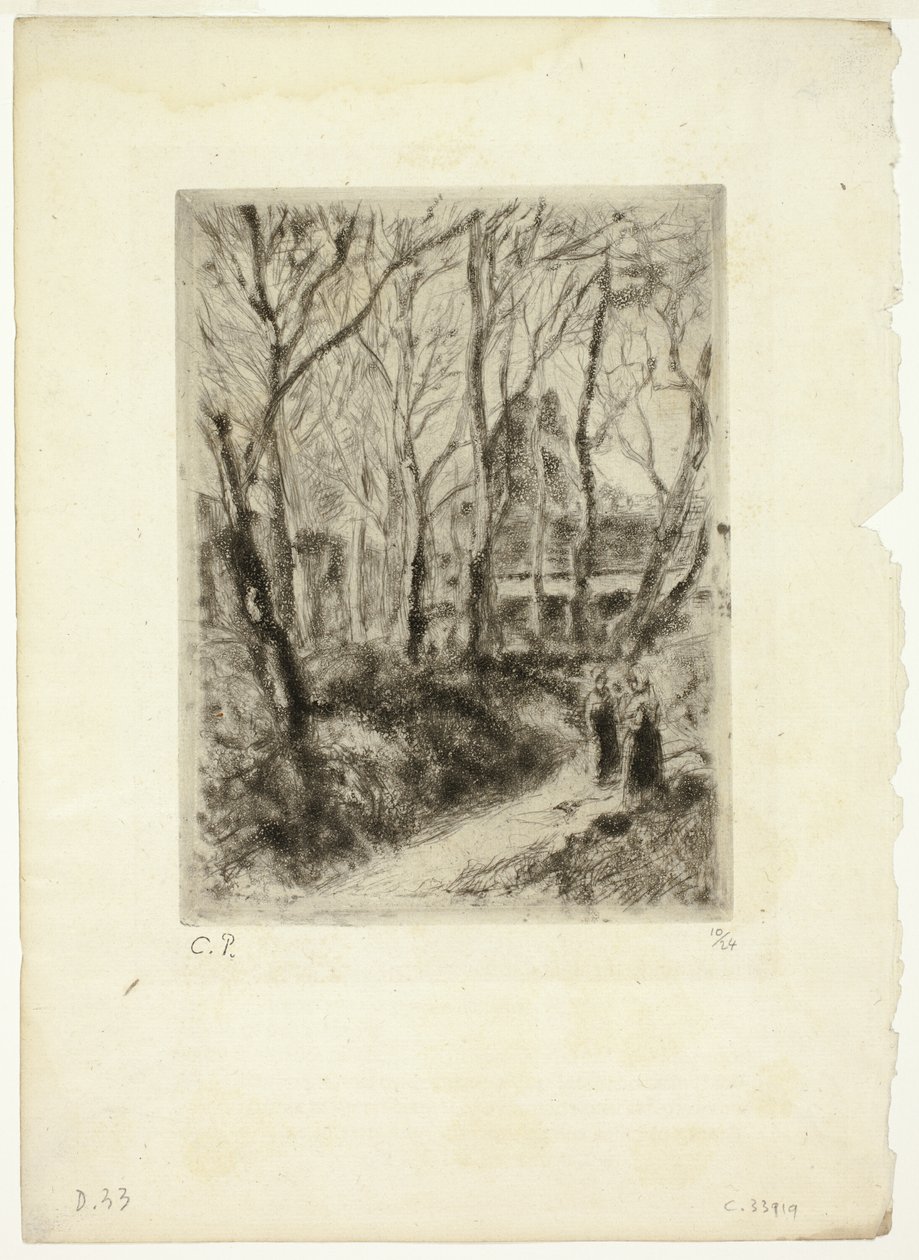 Pontoise-i ösvény alkotó: Camille Pissarro