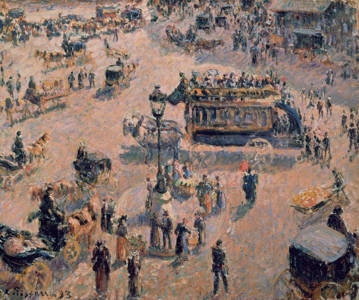 Place Saint Lazare alkotó: Camille Pissarro