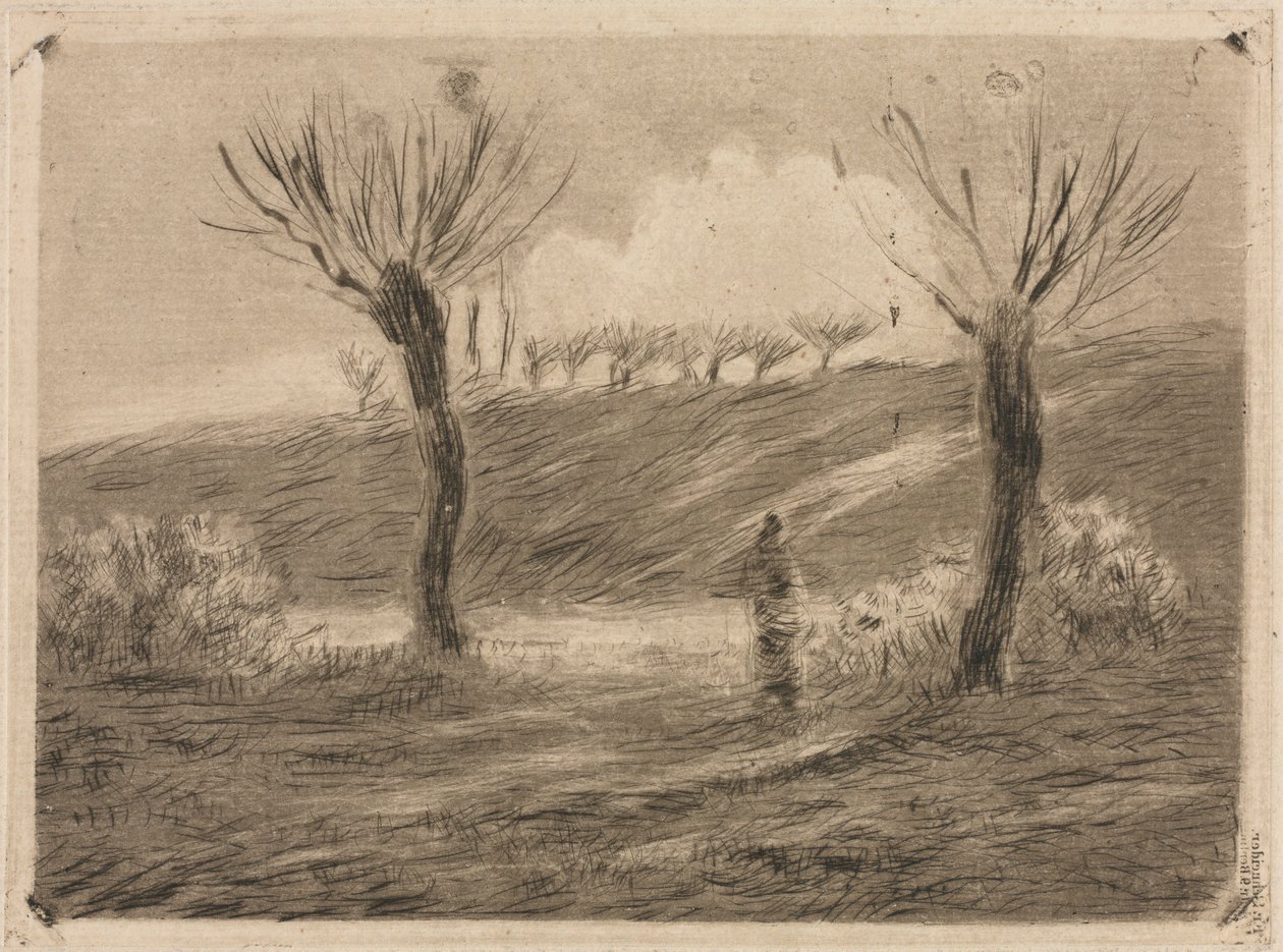 Lemenő nap alkotó: Camille Pissarro