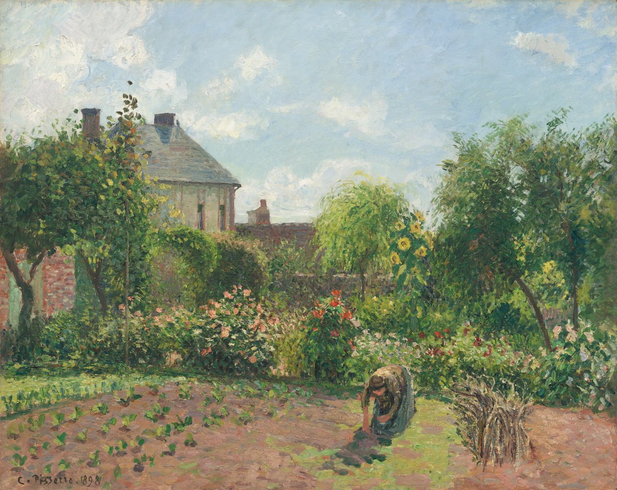 A Művészkert Eragnyban alkotó: Camille Pissarro