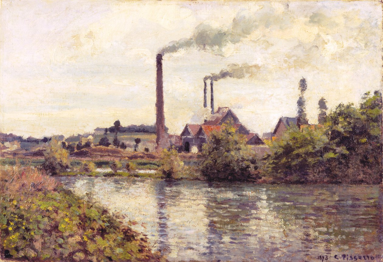 A pontoise-i gyár alkotó: Camille Pissarro