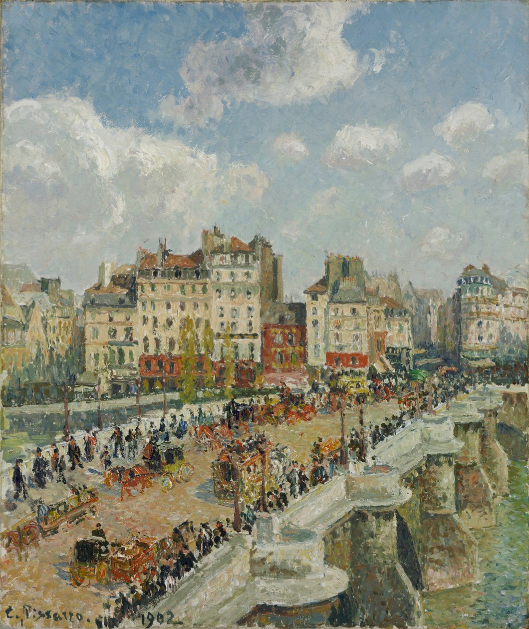 A Pont-Neuf alkotó: Camille Pissarro