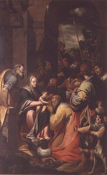 A mágusok imádása alkotó: Camillo Procaccini