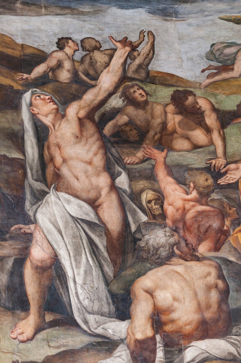 Utolsó ítélet, részlet (freskó) alkotó: Camillo Procaccini