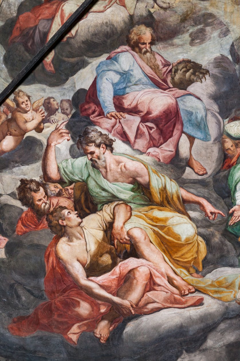 Utolsó ítélet, részlet (freskó) alkotó: Camillo Procaccini