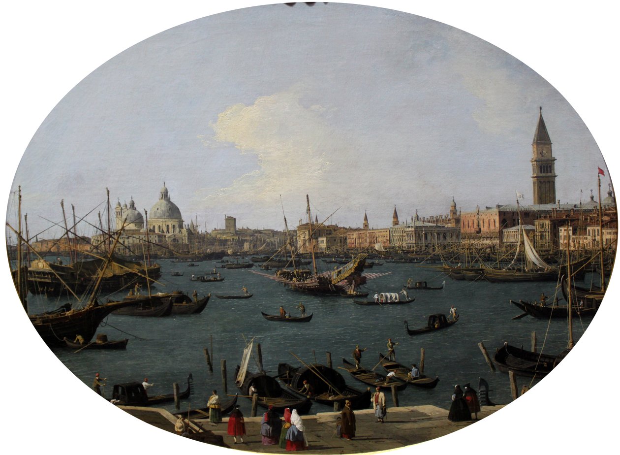 A venedigi San Marco Ansicht des Basin alkotó: Giovanni Antonio Canal