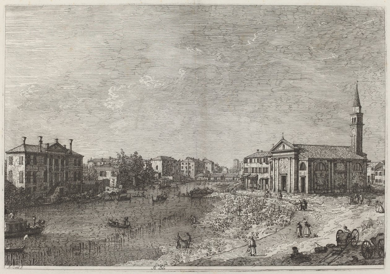 Al Dolo, c. 17351746. alkotó: Canaletto