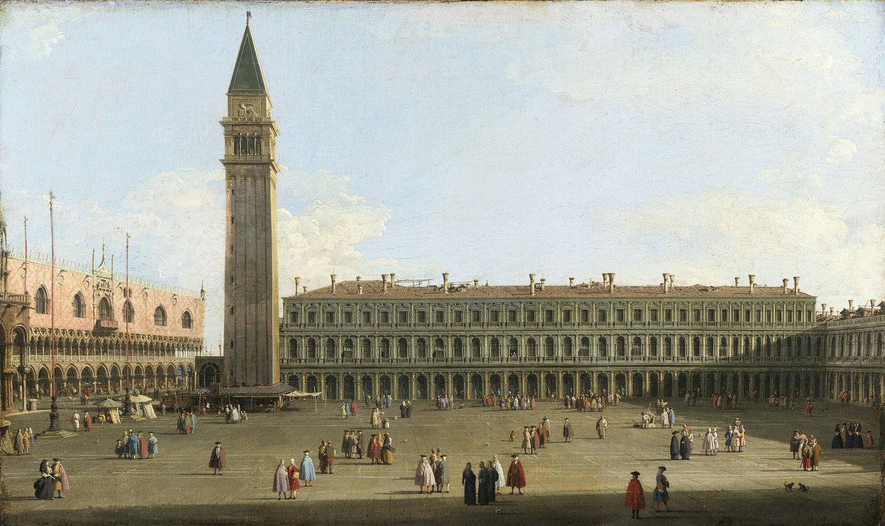 Canaletto - Szent Márk tér, Velence, 1756 körül alkotó: Canaletto