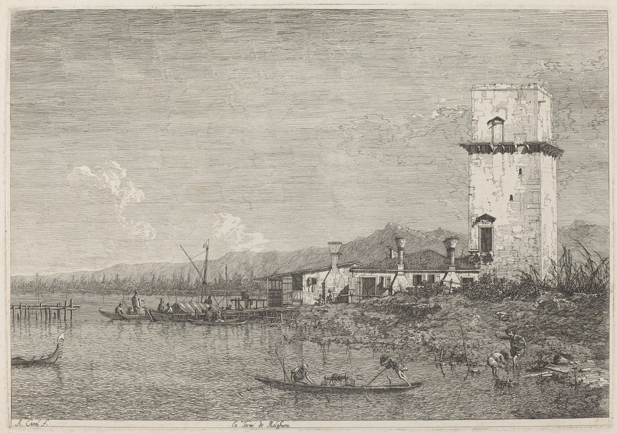 Malghera tornya alkotó: Canaletto